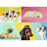 Trefl - 1000 pieces puzzle - Neon Color Line: Far Out Dogs