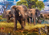Ravensburger 15040 elefantenfamilie 500 piece puzzle, multicoloured