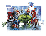Clementoni 29778 supercolor avengers-180 pieces-made in italy, children 7 years, cartoon, marvel, superhero puzzles, multicolour, medium
