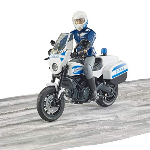 Bruder - Bruder Scrambler Ducati Police Bike with Policeman - Mod:62731