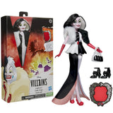 Hasbro - Disney Villains Cruella De Vil Fashion Doll, Accessories and Removable Clothes, Disney Princess Toy for Kids 5 Years Old and Up