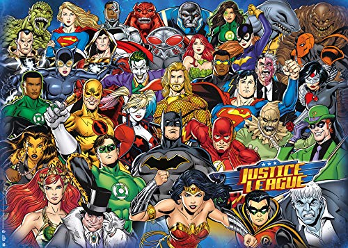 Ravensburger dc comics justice league challenge 1000 piece jigsaw puzzles for adults & kids age 12 years up