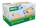 BRIO - Mini Straight Tracks - Age: +3 - SFC Certificate