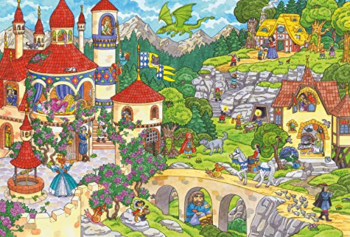 Schmidt Spiele 56311 In the Land of Fairytale Children's Puzzle 100 Pieces, Colourful