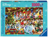 Ravensburger disney christmas snowglobe paradise 1000 piece jigsaw puzzles for adults & kids age 12 years up