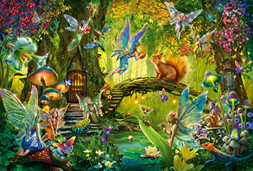 Schmidt Spiele 56333 Forest Exclusive Fairy Wand Children's Puzzle 200 Pieces, Colourful