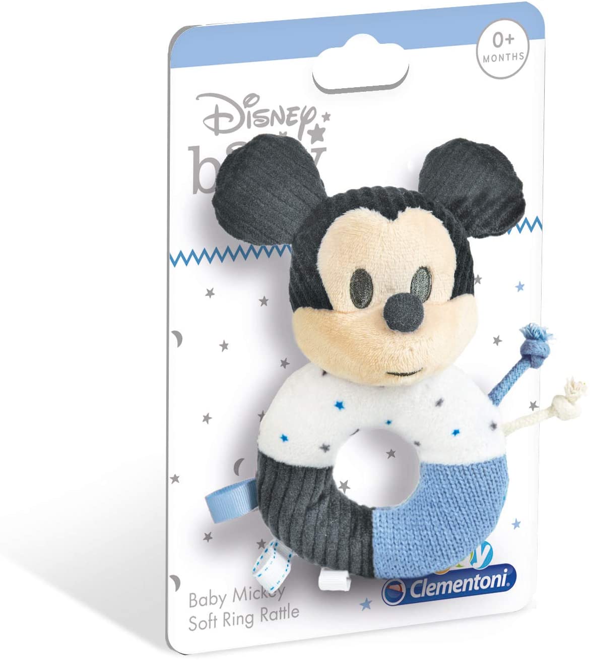 Baby Clementoni - Baby Mickey Soft Ring Rattle