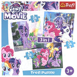 Trefl - Puzzle 3 in 1 - My Little Pony: the movie