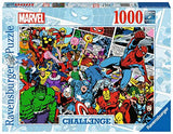 Ravensburger marvel avengers challenge puzzle - 1000 piece jigsaw puzzles for adults & kids age 12 years up