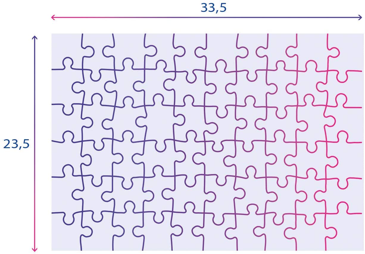CLEMENTONI - Puzzle - Happy Color Double Face - Peppa Pig - 60 Pieces