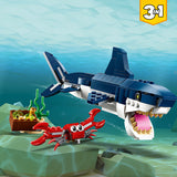 LEGO 31088 Creator Deep Sea Creatures: Shark, Crab and Squid or Angler Fish