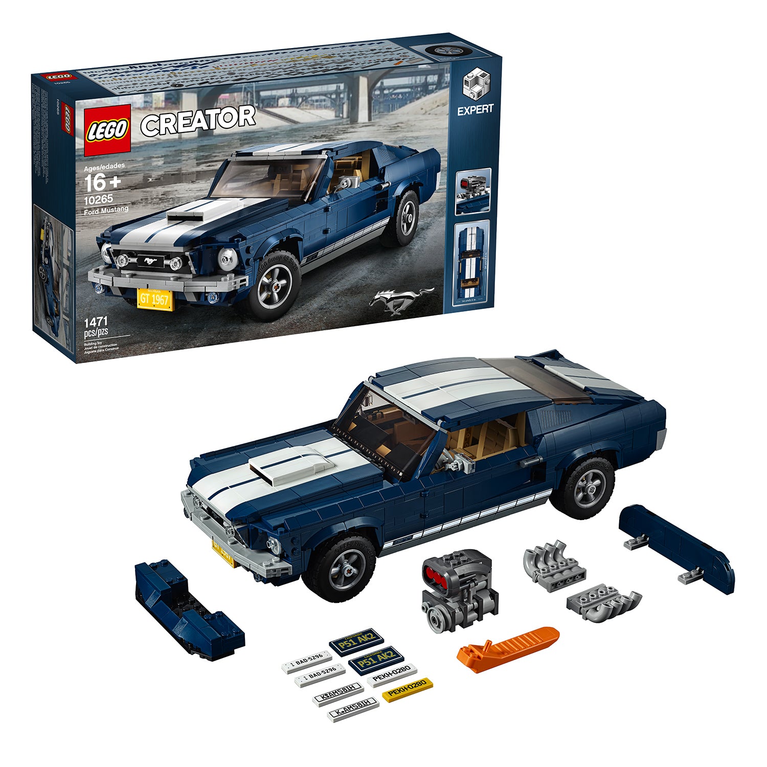 LEGO 10265 Creator Expert Ford Mustang, Exclusive Advanced Collector's Car Model