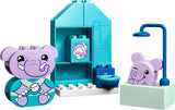LEGO DUPLO My First Daily Routines: Bath Time Playset, Toddler Learning Toys for Girls & Boys 18 Months Plus, with 2 Elephant Toy Animal Figures, Helps Preschool Kids Role-Play Potty Training 10413
