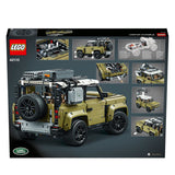 LEGO 42110 Technic Land Rover Defender Off Road 4x4 Car, Exclusive Collectible Model, Advanced Building Set