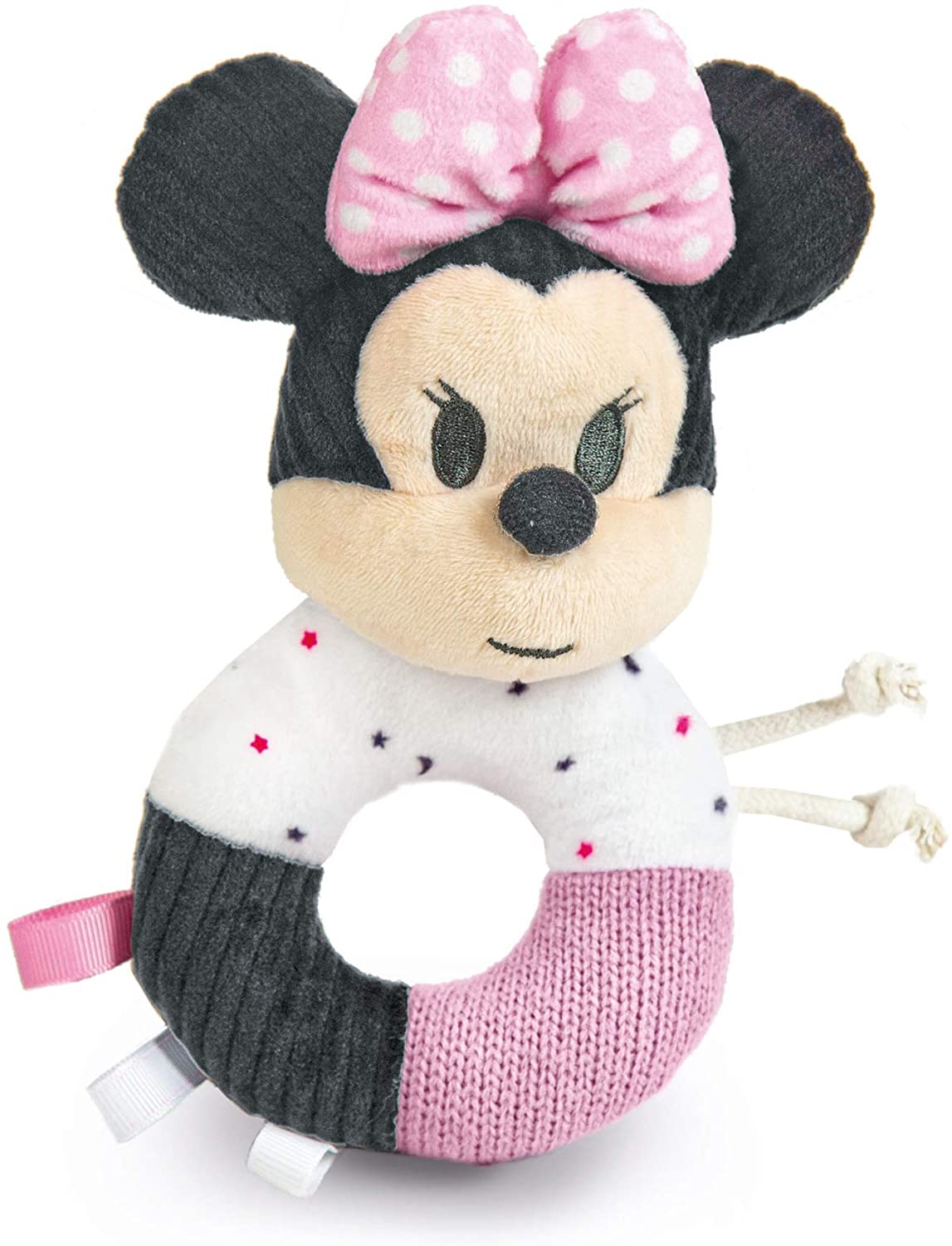 Baby Clementoni - Baby Minnie Soft Ring Rattle