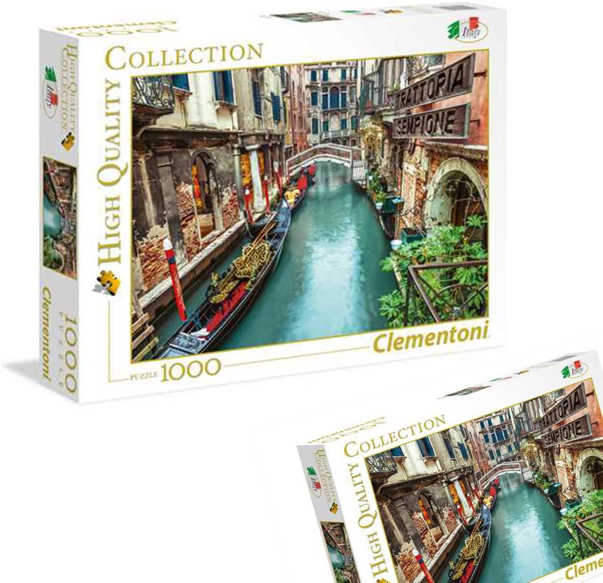 CLEMENTONI - BOARD GAME - 1000PCS - HIGH QUALITY COLLECTION - PUZZLE - MOD: CLM39458