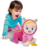 Clementoni- Alice Gattona e Canta, Interactive talking soft toy, songs and nursery rhymes-Children's toy 6 months, Crawling and First Steps, Activity centre for crawling, Italian, Multicolour, 17690