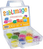 Sentosphere Valisette 22 pots de sable - If you like Sablimage this mini suitcase containing 22 pots of coloured sand ! - Mod: SNT890