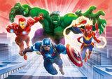 CLEMENTONI - Puzzles - Marvel Avengers - Glowing Lights - 104 pieces