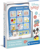 Clementoni Disney Baby Mickey Toy, Mickey Mouse, electronic game talking in Italian, First Tablet Children 9 months, Multicolour, 17668