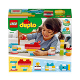 LEGO 10909 DUPLO Classic Heart Box First Bricks Building Set, Preschool Learning Toy for Toddlers 1 .5 Year Old