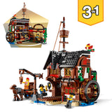 LEGO 31109 Creator 3in1 Pirate Ship, Inn & Skull Island Toy Set