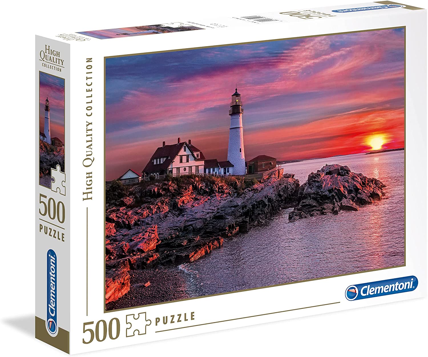 CLEMENTONI - BOARD GAME 500PC - HIGH QUALITY COLLECTION - PUZZLE - MOD: CLM35049