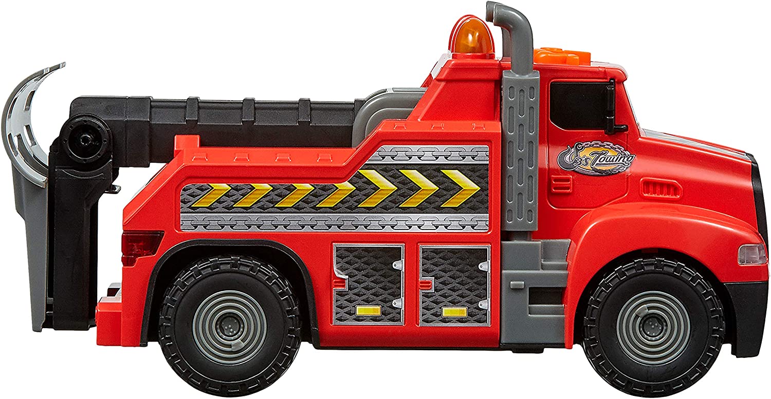 NIKKO - Road Rippers - City Service Fleet - Motorized Lifting Action - Tow Truck (28cm)