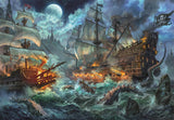 CLEMENTONI - Puzzle - Pirates Battle - 6000 Pieces - Age: 14-99