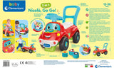 Baby Clementoni - Nicolò, Go Go Ride on Toy 3 in 1 (Italian Edition)