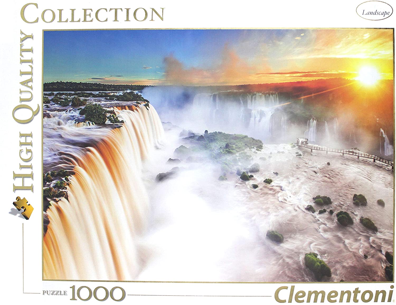 CLEMENTONI | Waterfall - 1000 Pieces - High Quality Collection - Mod: CLM39385