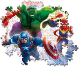 CLEMENTONI - Puzzles - Marvel Avengers - Glowing Lights - 104 pieces