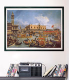 CLEMENTONI - Puzzle - Canaletto, "The Return of the Bucentaur at the Molo on Ascension Day" - 1000 Pieces -