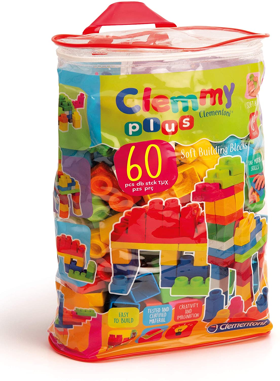 CLEMENTONI Clemmy Plus Bag 60 Pieces - Mod: CLM14880
