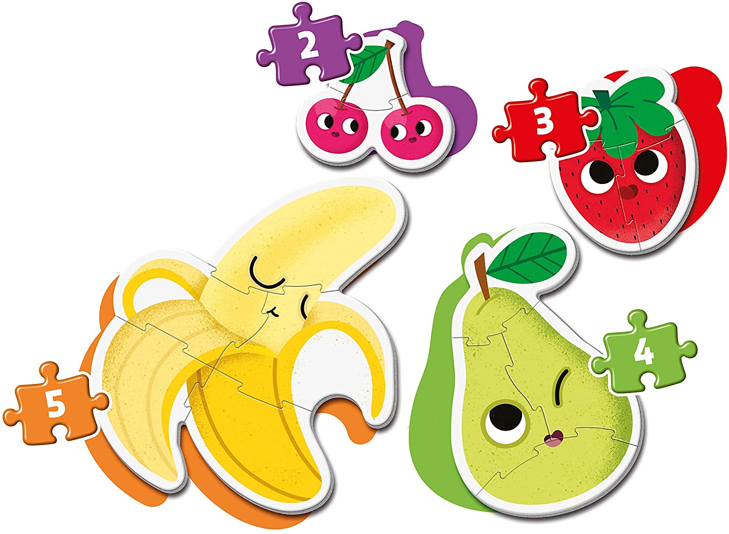 CLEMENTONI | Fruits - My first 4 in 1 Puzzle - Mod: CLM20815