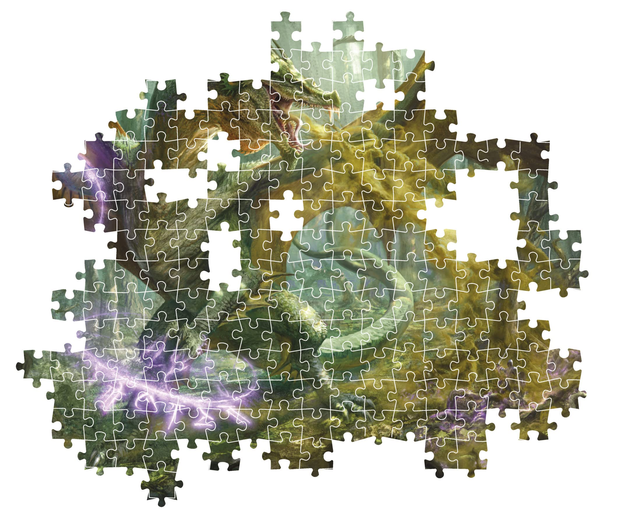 CLEMENTONI - Puzzle - Dungeon & Dragons - 1000 Pieces - Age: 10-99