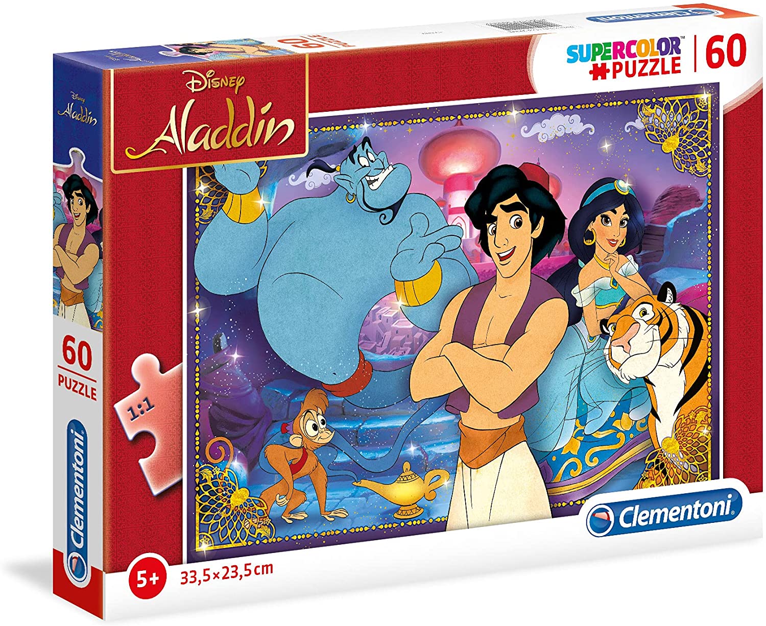 CLEMENTONI | Aladdin - 60 Pieces SuperColor - Mod: CLM26053