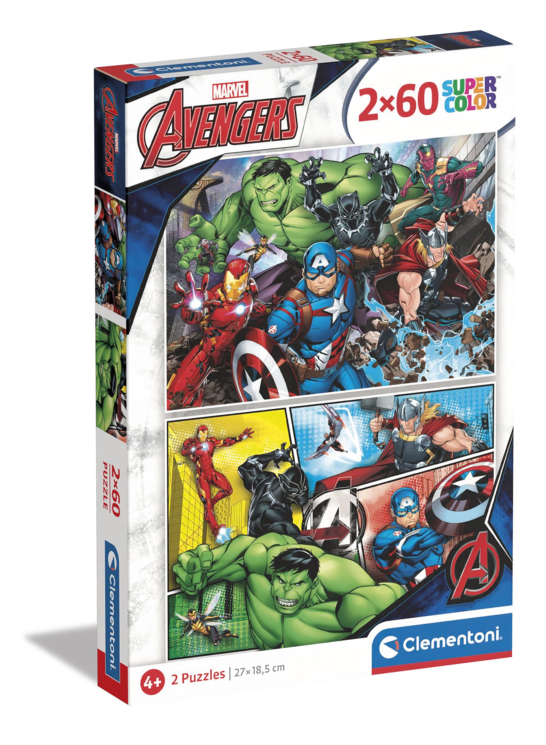 Puzzle - Spiderman - Marvel - 2 puzzles de 48 pièces - Dès 5 ans