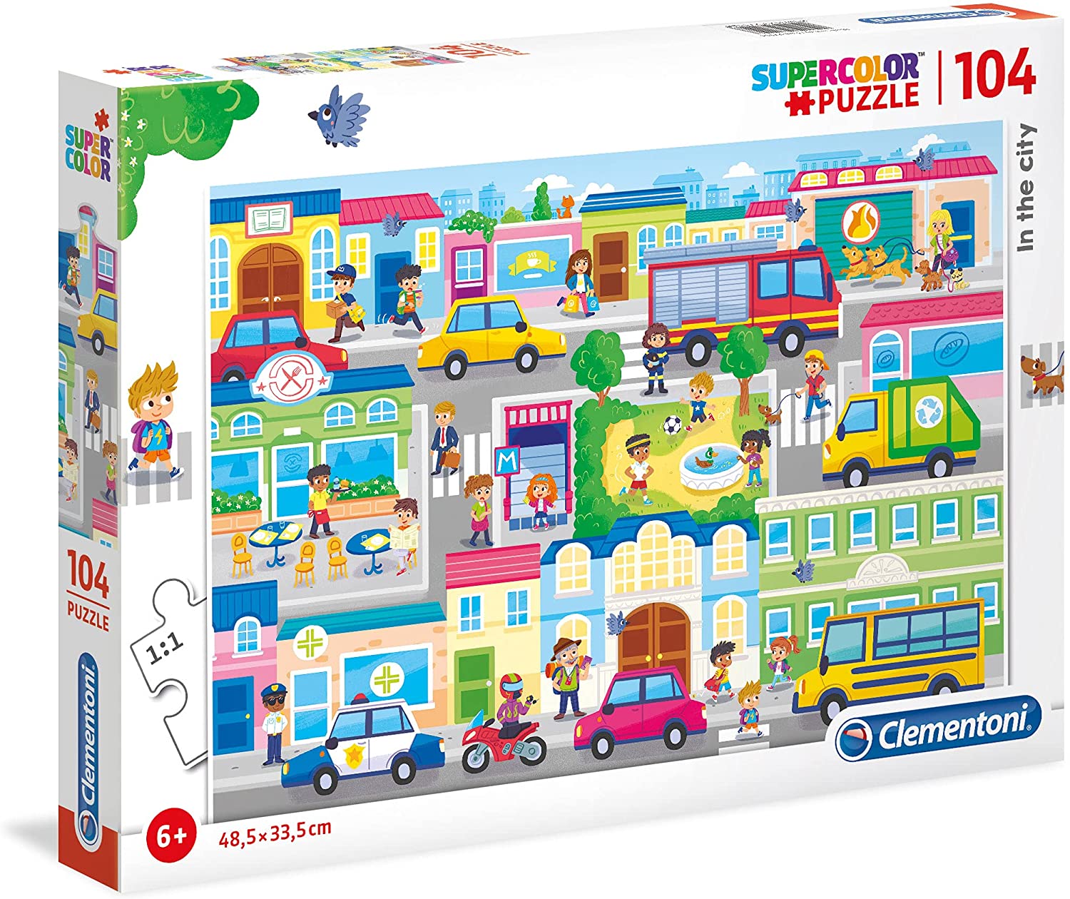 CLEMENTONI | In the City - 104 Pieces SuperColor - Mod: CLM27114