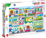 CLEMENTONI | In the City - 104 Pieces SuperColor - Mod: CLM27114