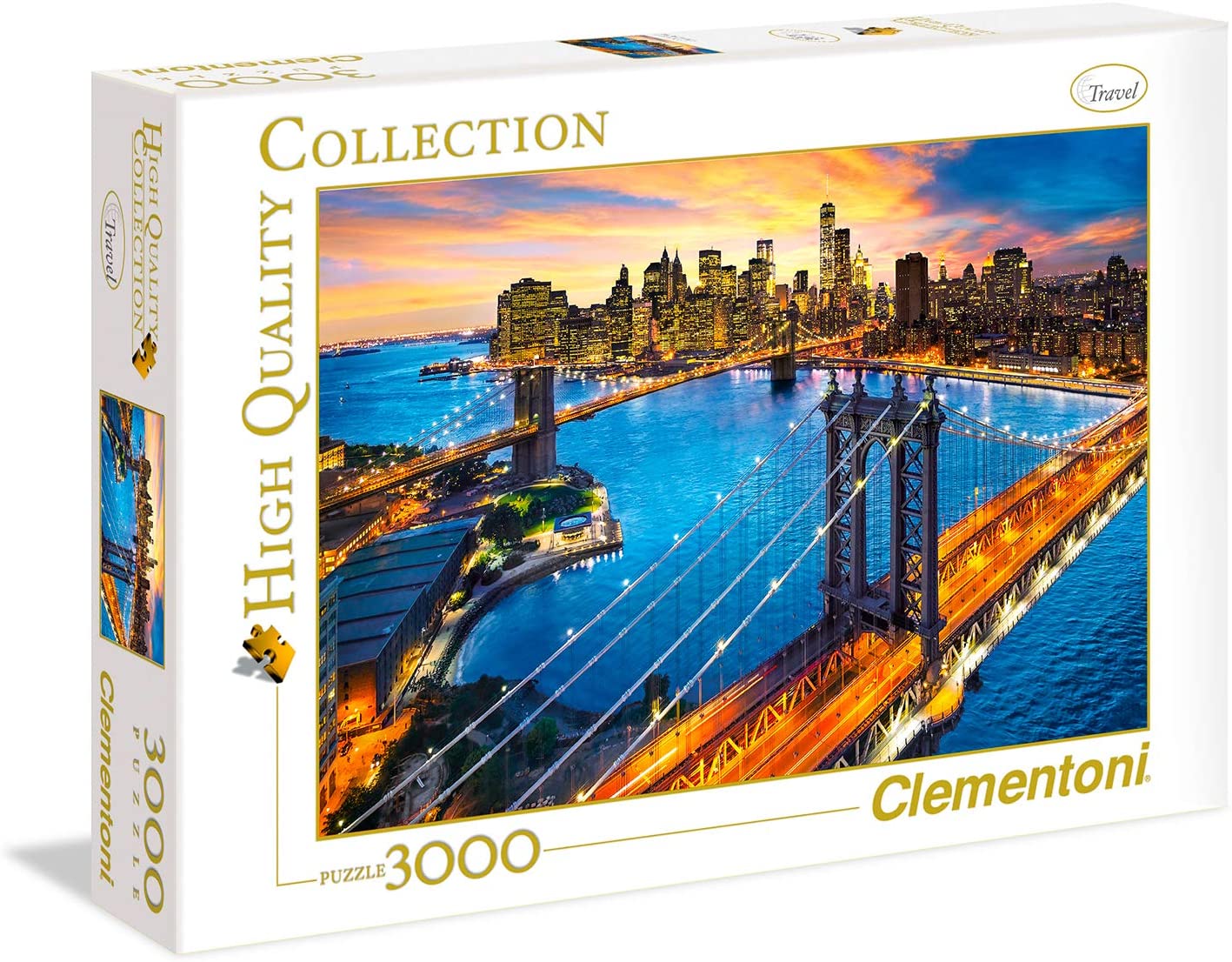CLEMENTONI - BOARD GAME - 3000 PCS - HIGH QUALITY COLLECTION - PUZZLE - MOD: CLM33546