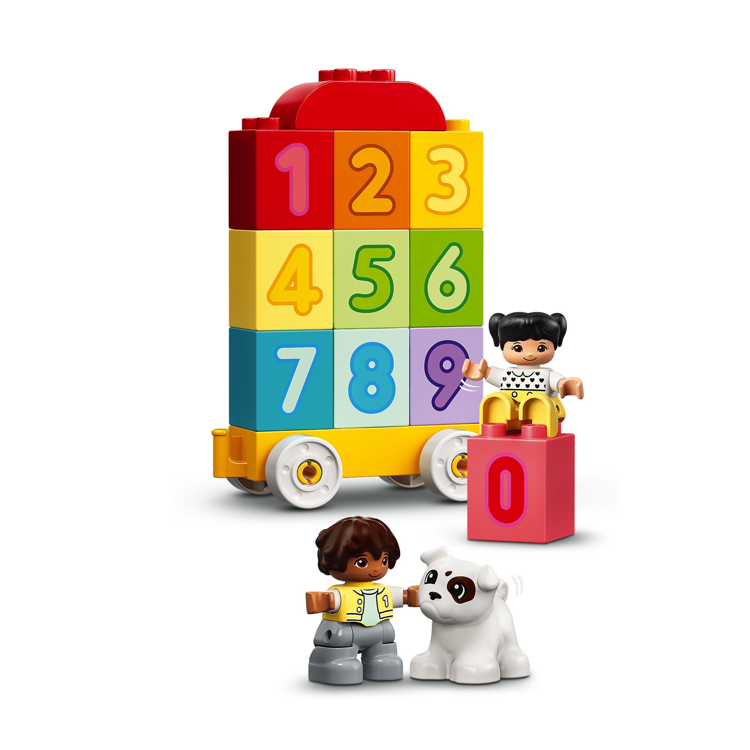 LEGO 10954 DUPLO Number Train Toy Learning Numbers for 1 .5 - 2 Years Old, Preschool Educational Set