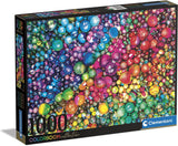 Clementoni - Colorboom Collection - Marvellous Marbles - Puzzle 1000 Pieces