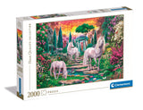 CLEMENTONI - Classical Garden Unicorns - 2000 Pieces - Age: 10-99
