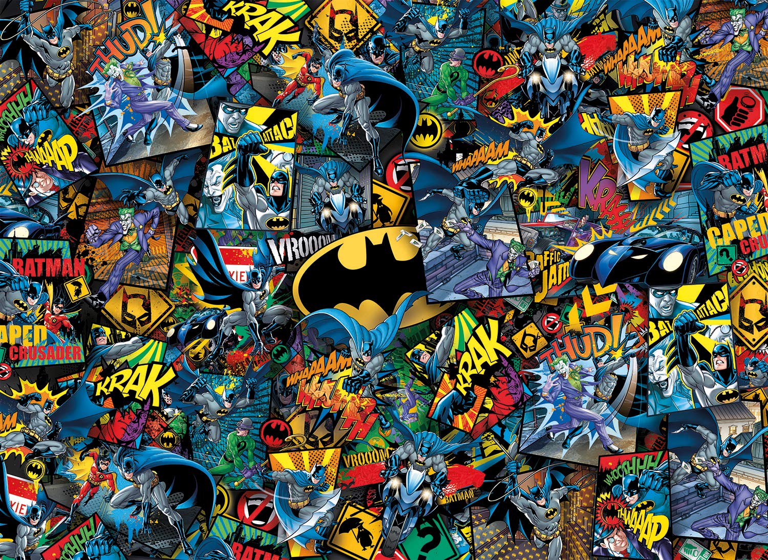 Clementoni - 39575 - Impossible - Batman - 1000 pieces - Puzzle