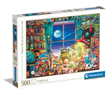CLEMENTONI - Puzzle - To the Moon  - High Quality Collection - 500 Pieces - Age: 10-99
