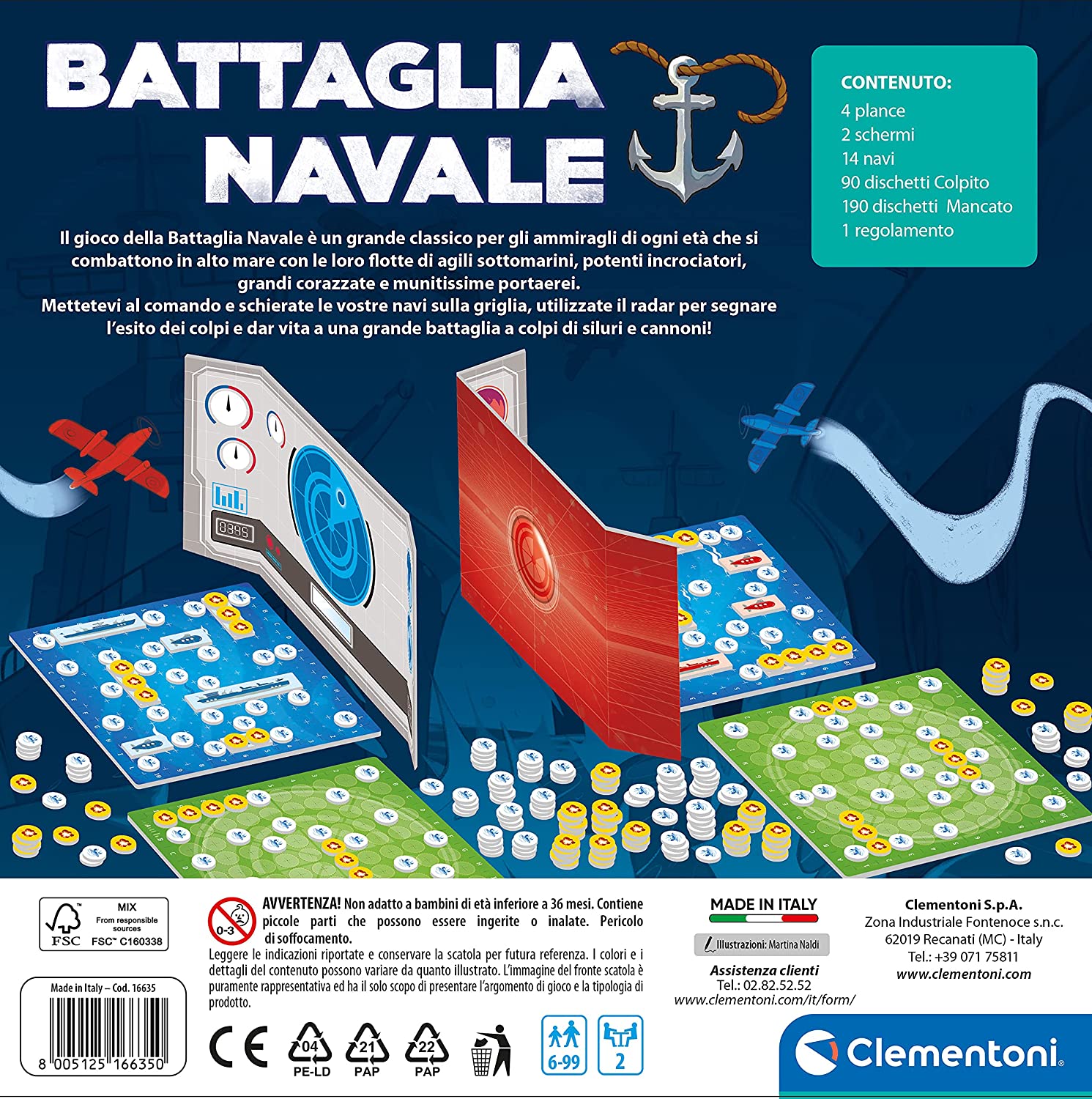 CLEMENTONI BOARD GAME - ITALIAN EDITION - MOD: CLM16635