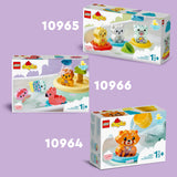 LEGO 10965 DUPLO Bath Time Fun: Floating Animal Train Bath Toy for Babies and Toddlers 1.5 Years Old with Duck, Hippo and Polar Bear