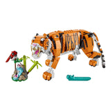 LEGO 31129 Creator 3 in 1 Majestic Tiger to Panda or Koi Fish Set, Animal Figures Building Toy for Kids 9 Years Old
