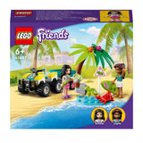 LEGO 41697 Friends Turtle Protection Vehicle, Sea Animal Rescue Toy for Kids 6 Years Old, Beach ATV Car with Trailer Building Set, Summer Series